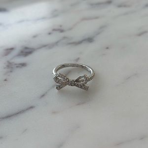 Kate Spade Silver Pave Ring Size 8